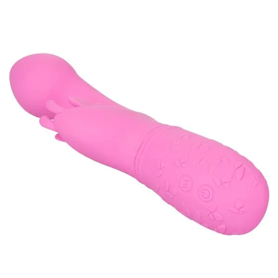 Butterfly Kiss Rechargeable Silicone Vibrator - Pink