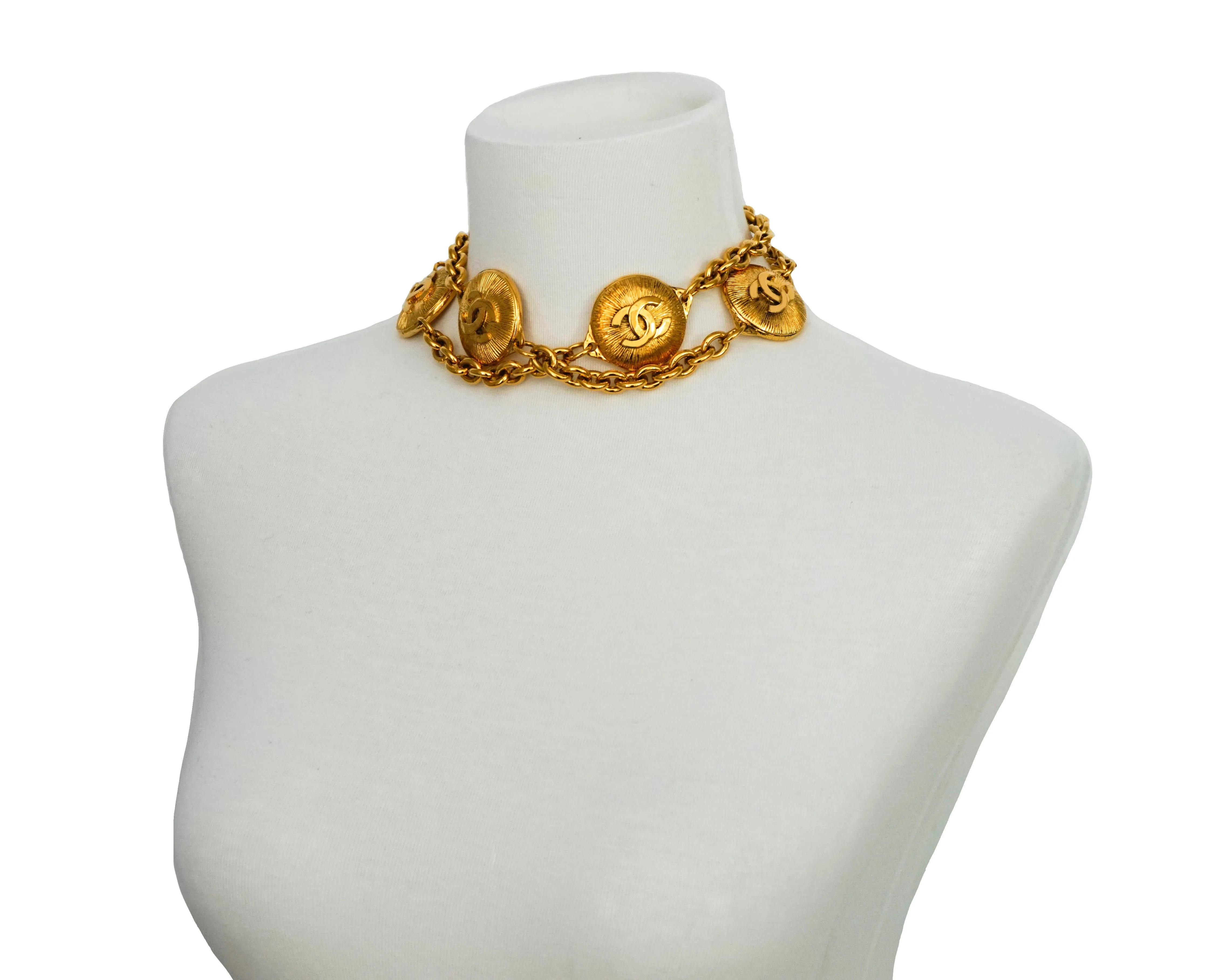 Chanel Vintage Large Multi Logo Necklace/Belt