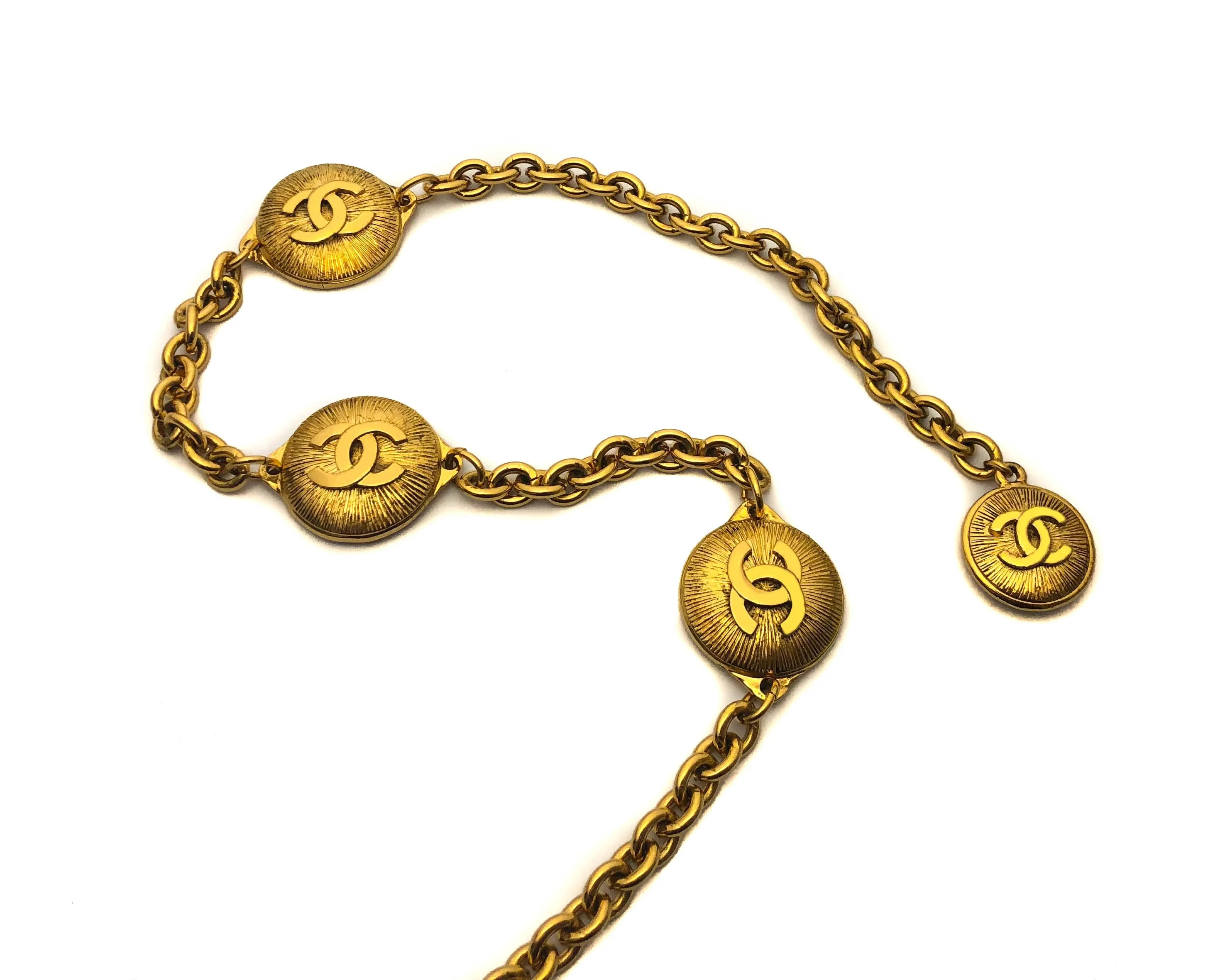 Chanel Vintage Large Multi Logo Necklace/Belt