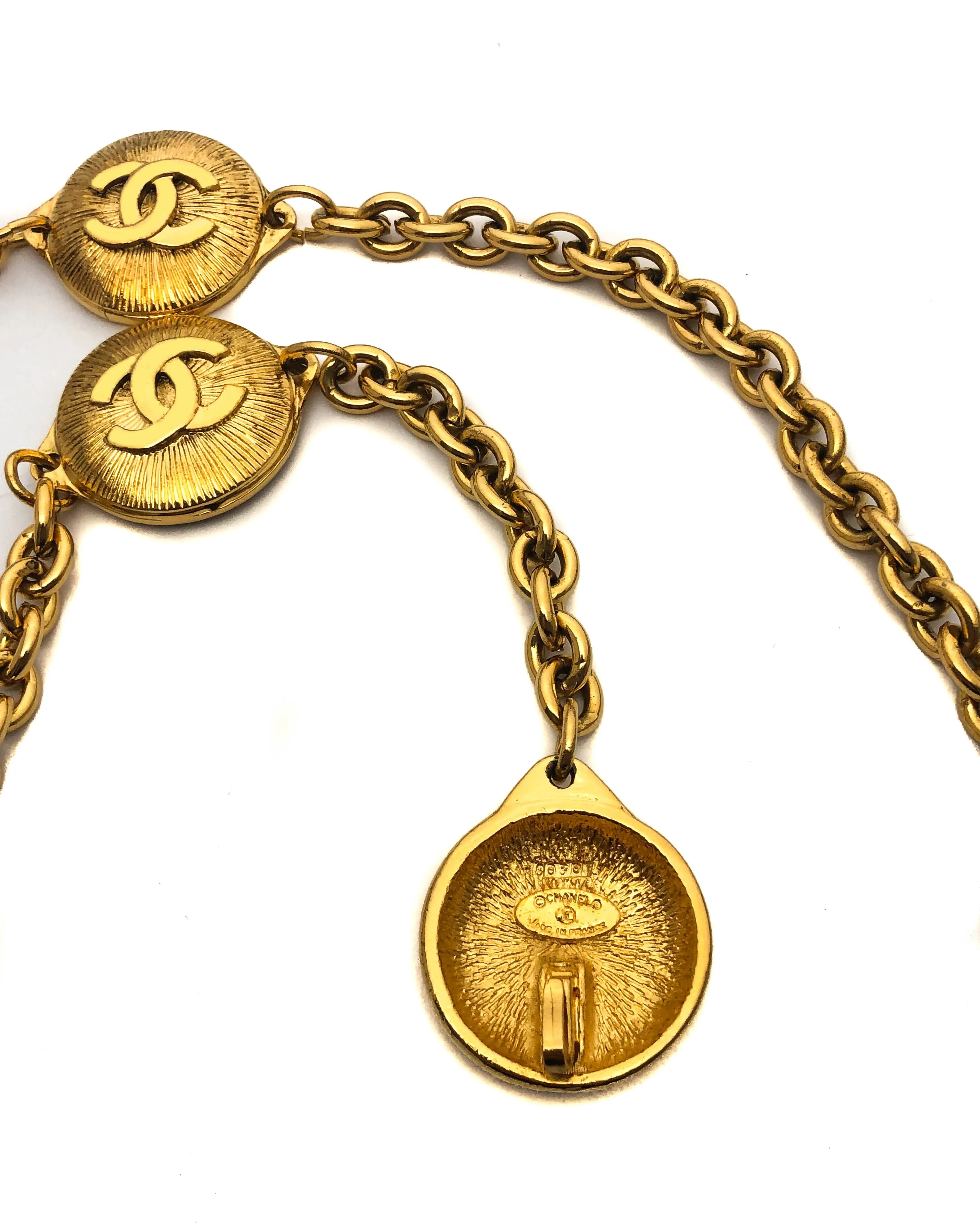 Chanel Vintage Large Multi Logo Necklace/Belt