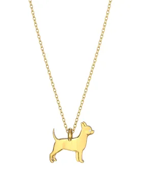 Chihuahua Mini Pups Diamond Necklace