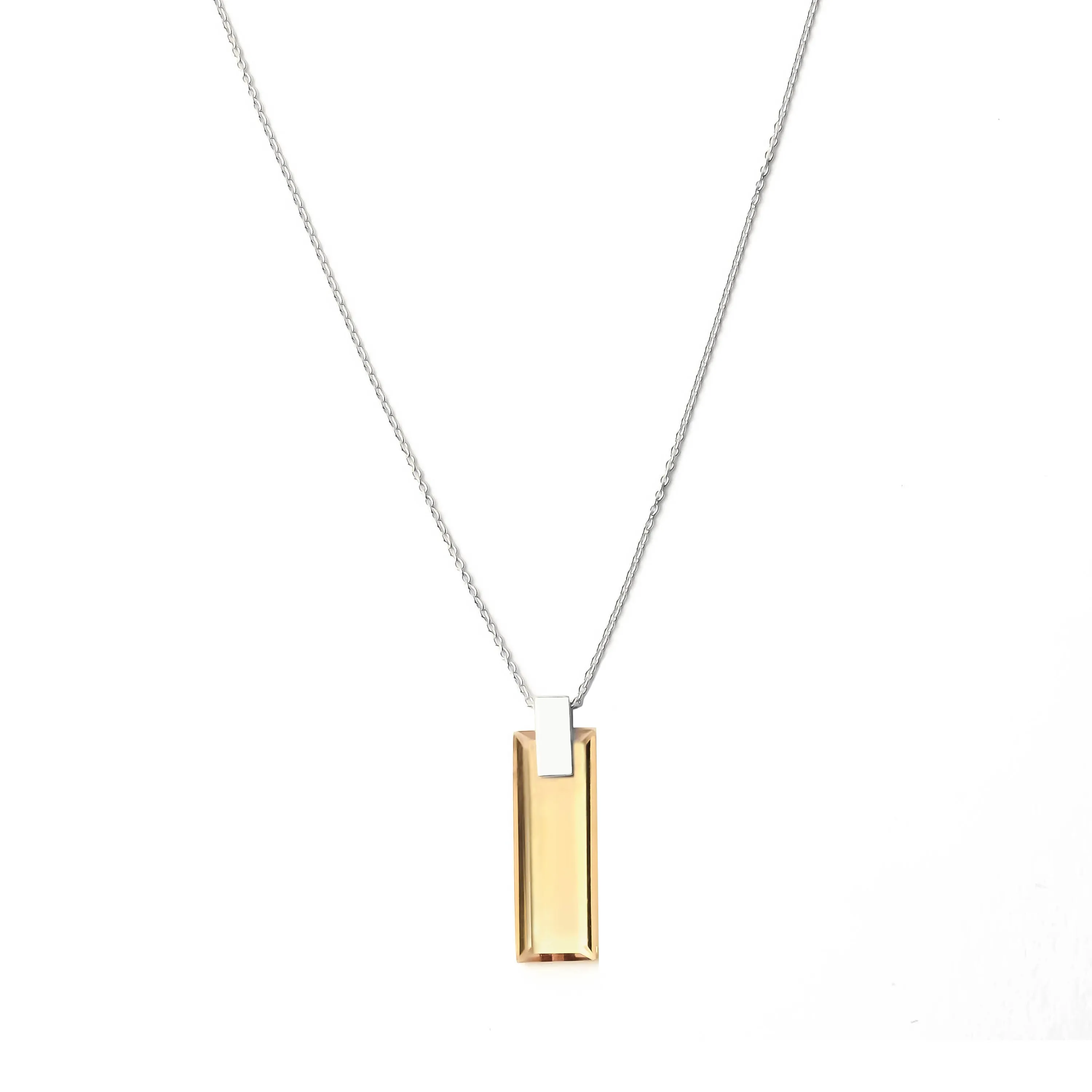 Citrine Pendant Necklace