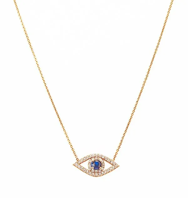 Classic Sparkling Evil Eye Necklace