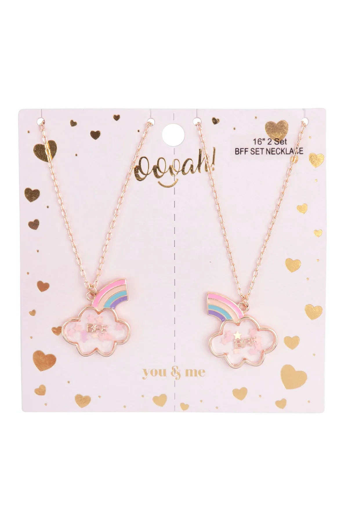 CLOUD CUTE BFF 2 SET PENDANT NECKLACE