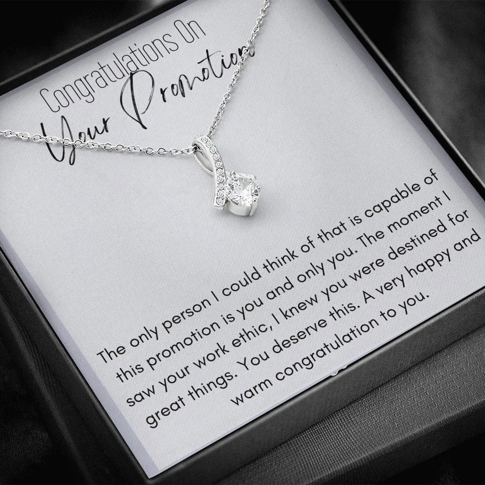Congratulations On Your Promotion Necklace