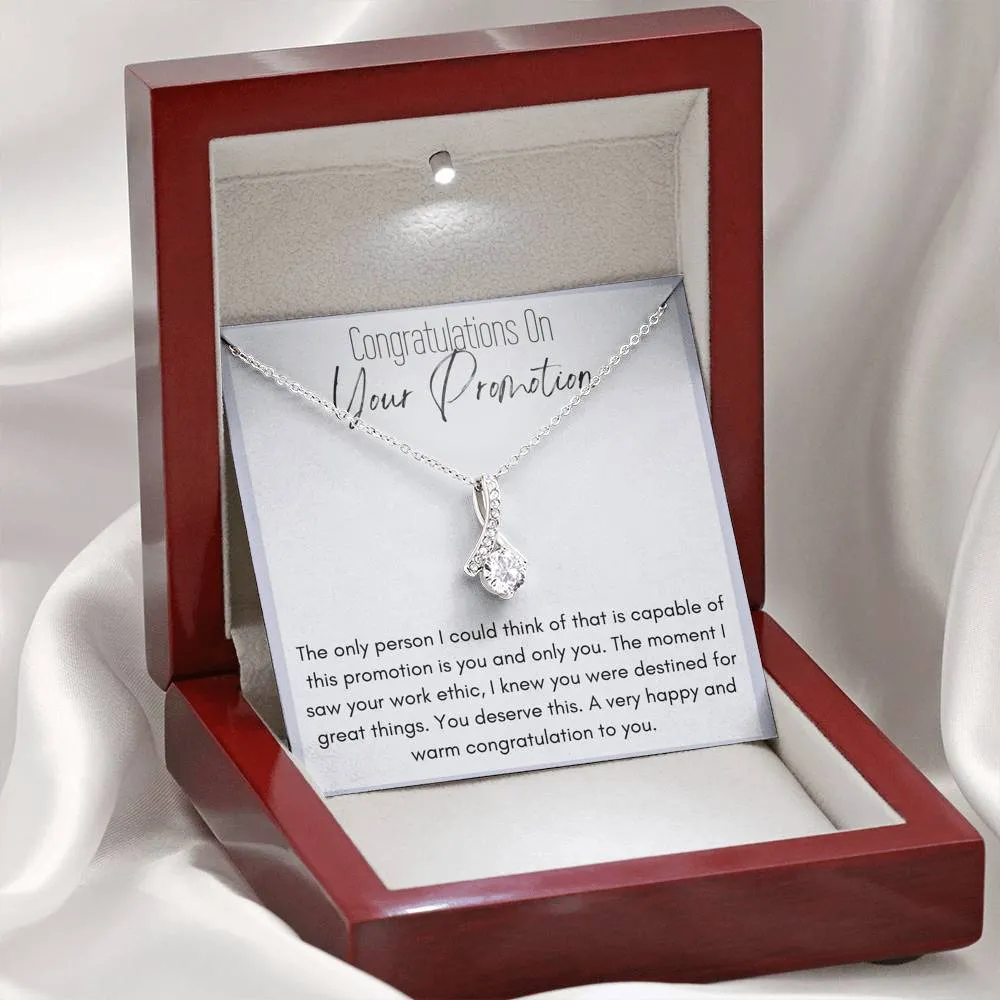 Congratulations On Your Promotion Necklace