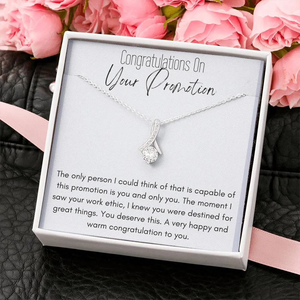 Congratulations On Your Promotion Necklace