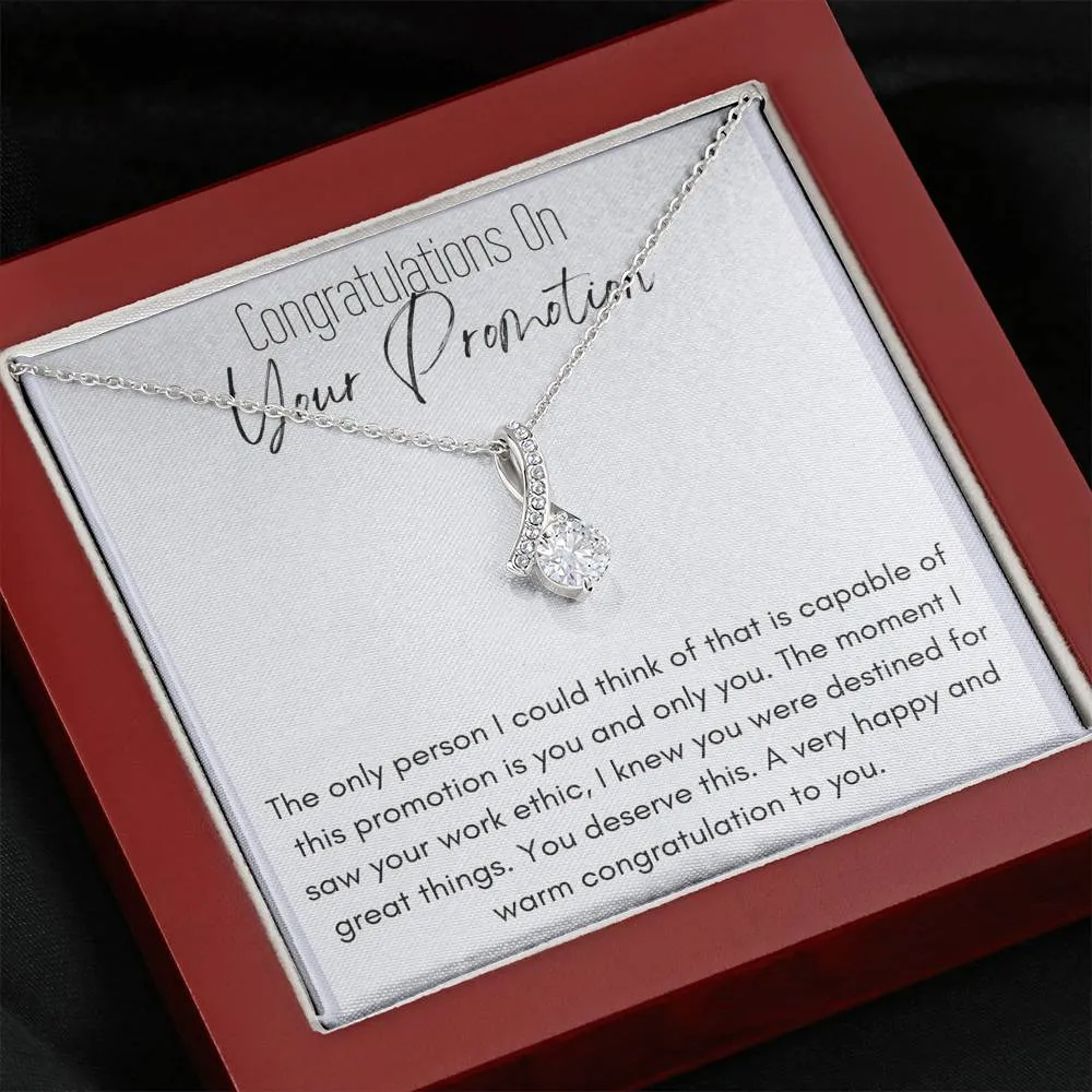 Congratulations On Your Promotion Necklace