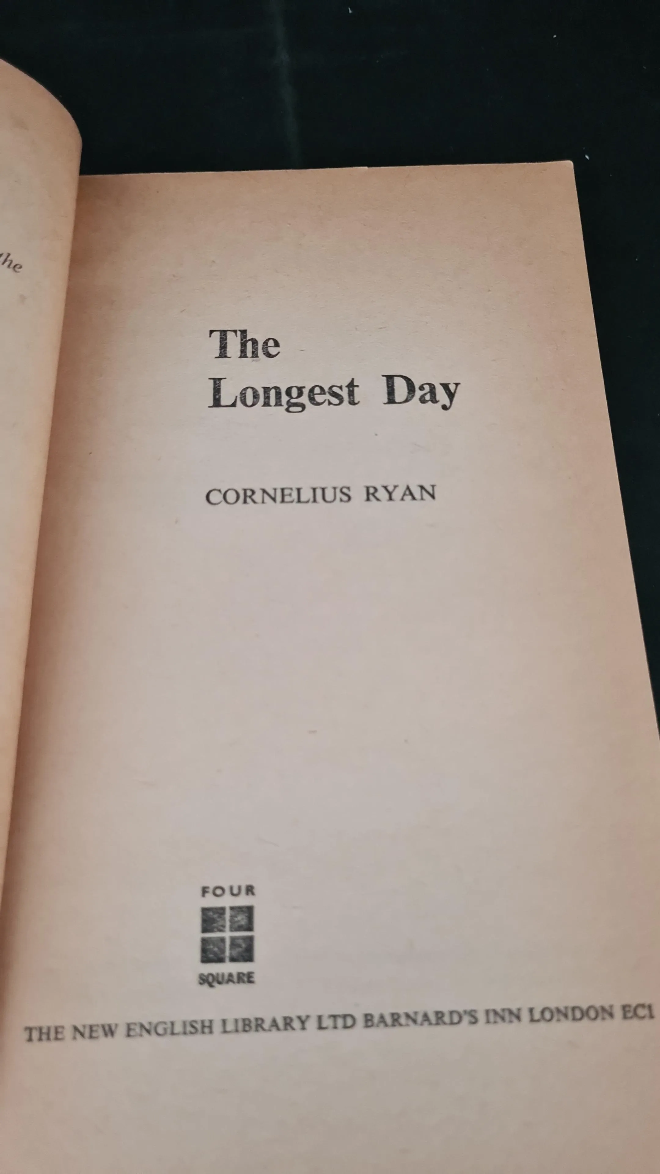 Cornelius Ryan - The Longest Day, Four Square, 1962, Paperbacks
