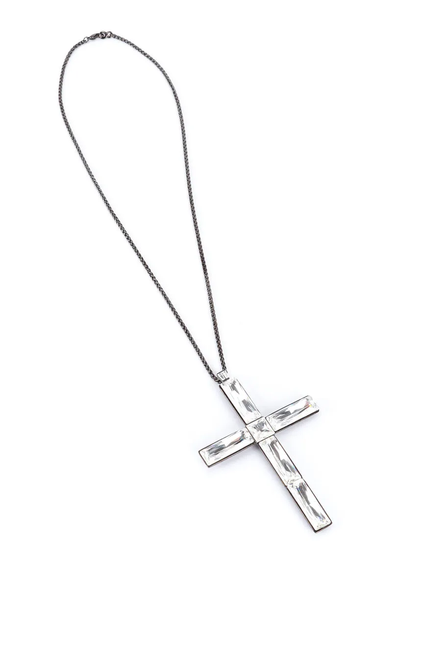 Cosmic Crystal Cross Necklace