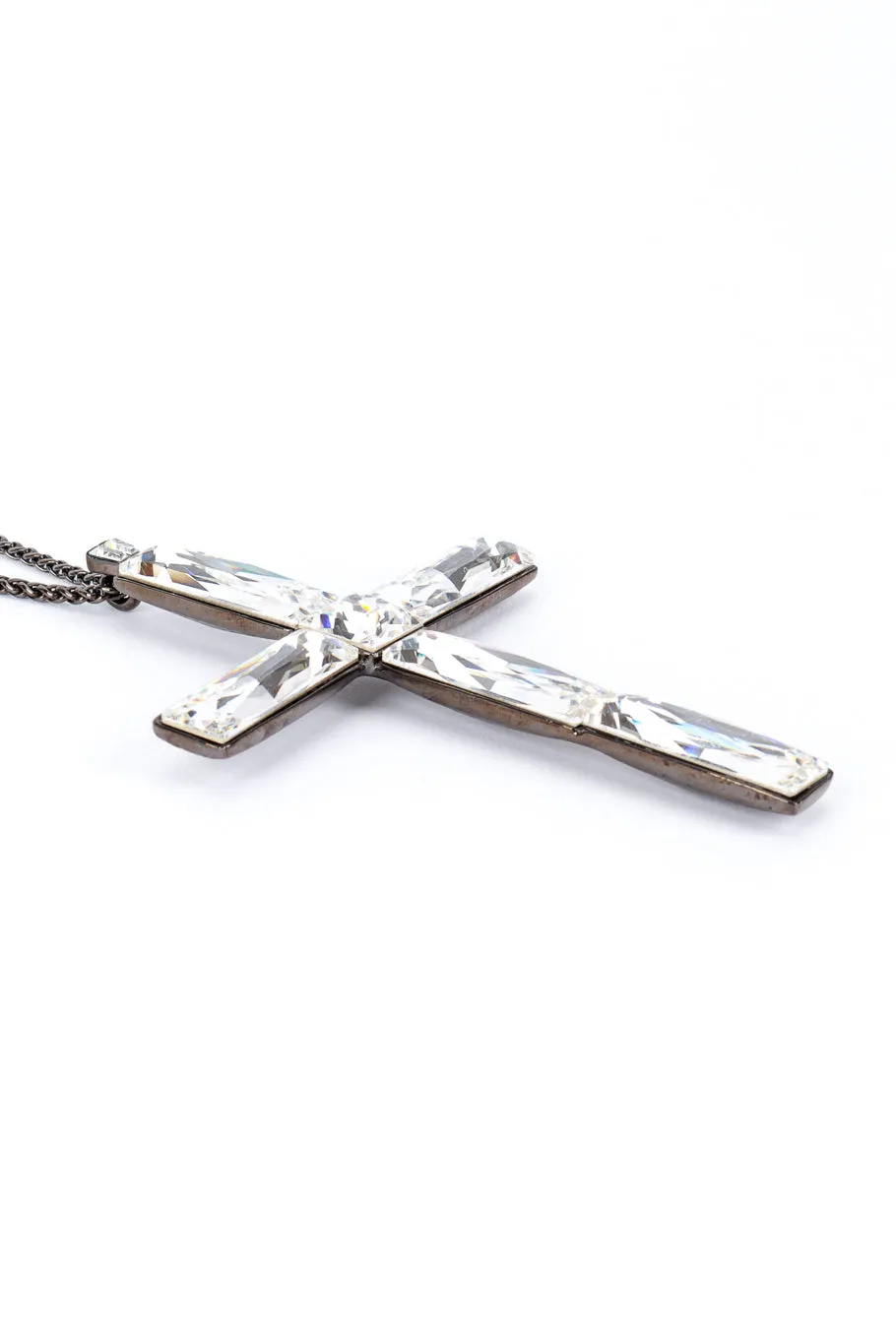 Cosmic Crystal Cross Necklace
