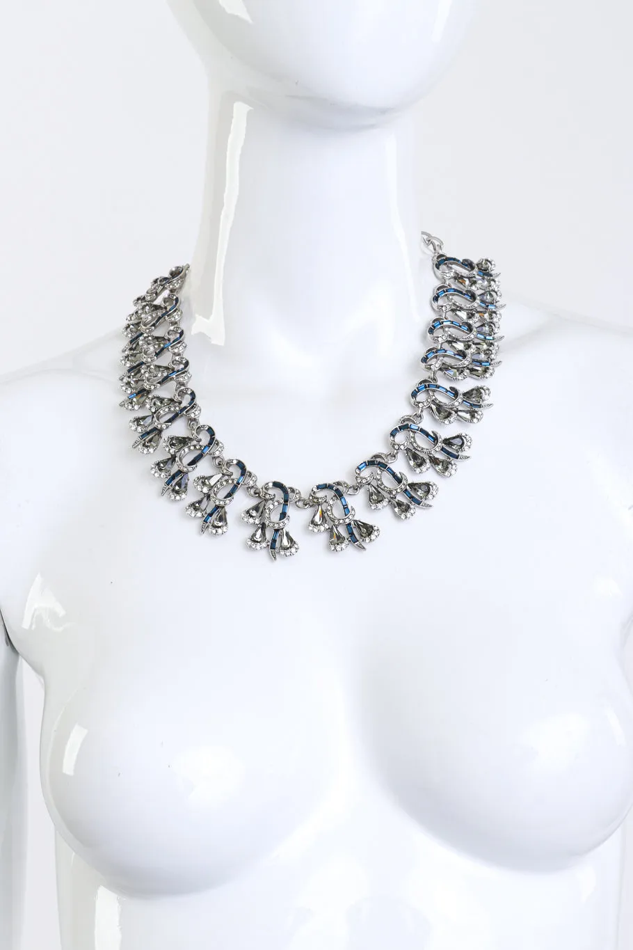 Crystal Flourish Link Necklace