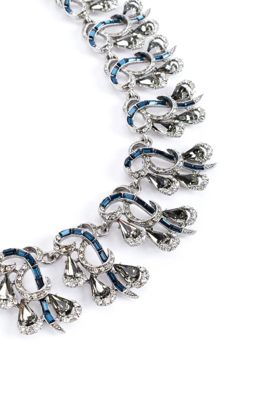 Crystal Flourish Link Necklace