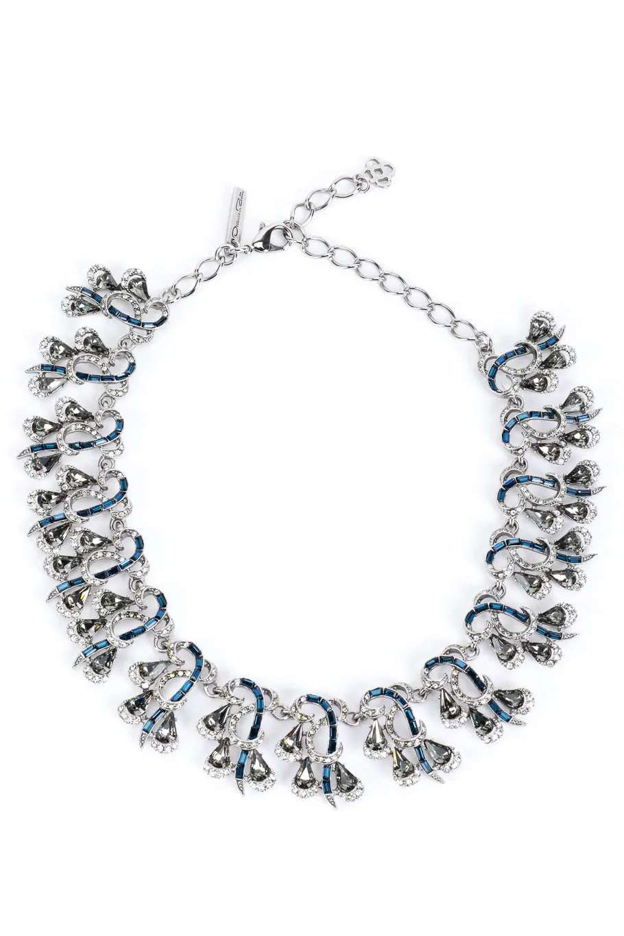 Crystal Flourish Link Necklace