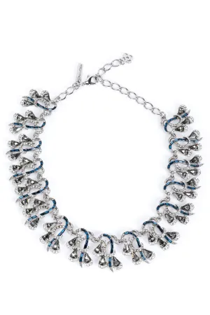 Crystal Flourish Link Necklace