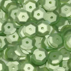 Cup Round Sequin #S10 Silky Green