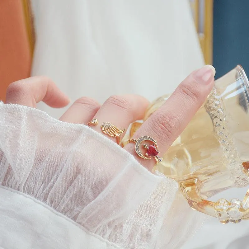 Cupid's Arrow Ring Set
