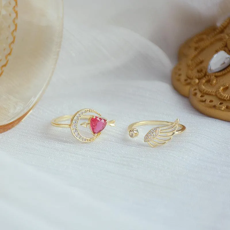 Cupid's Arrow Ring Set