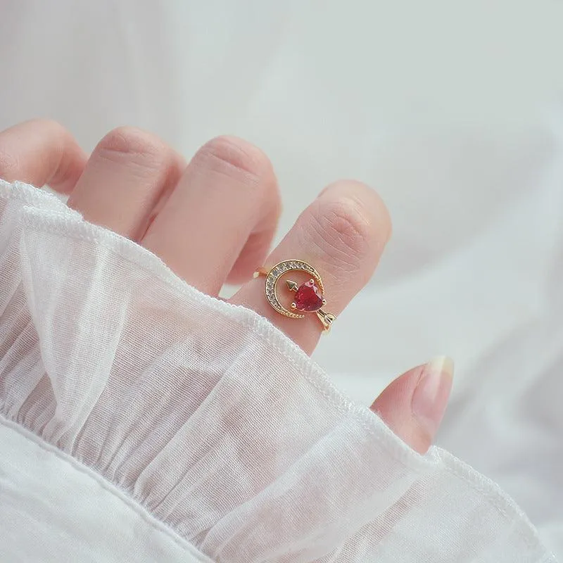 Cupid's Arrow Ring Set