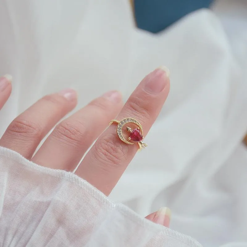 Cupid's Arrow Ring Set