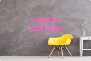 Custom order: i carry your heart, i carry it in my heart