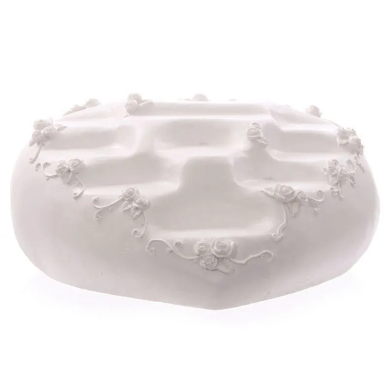 Cute Novelty White Heart Shaped Tiered Display Stand