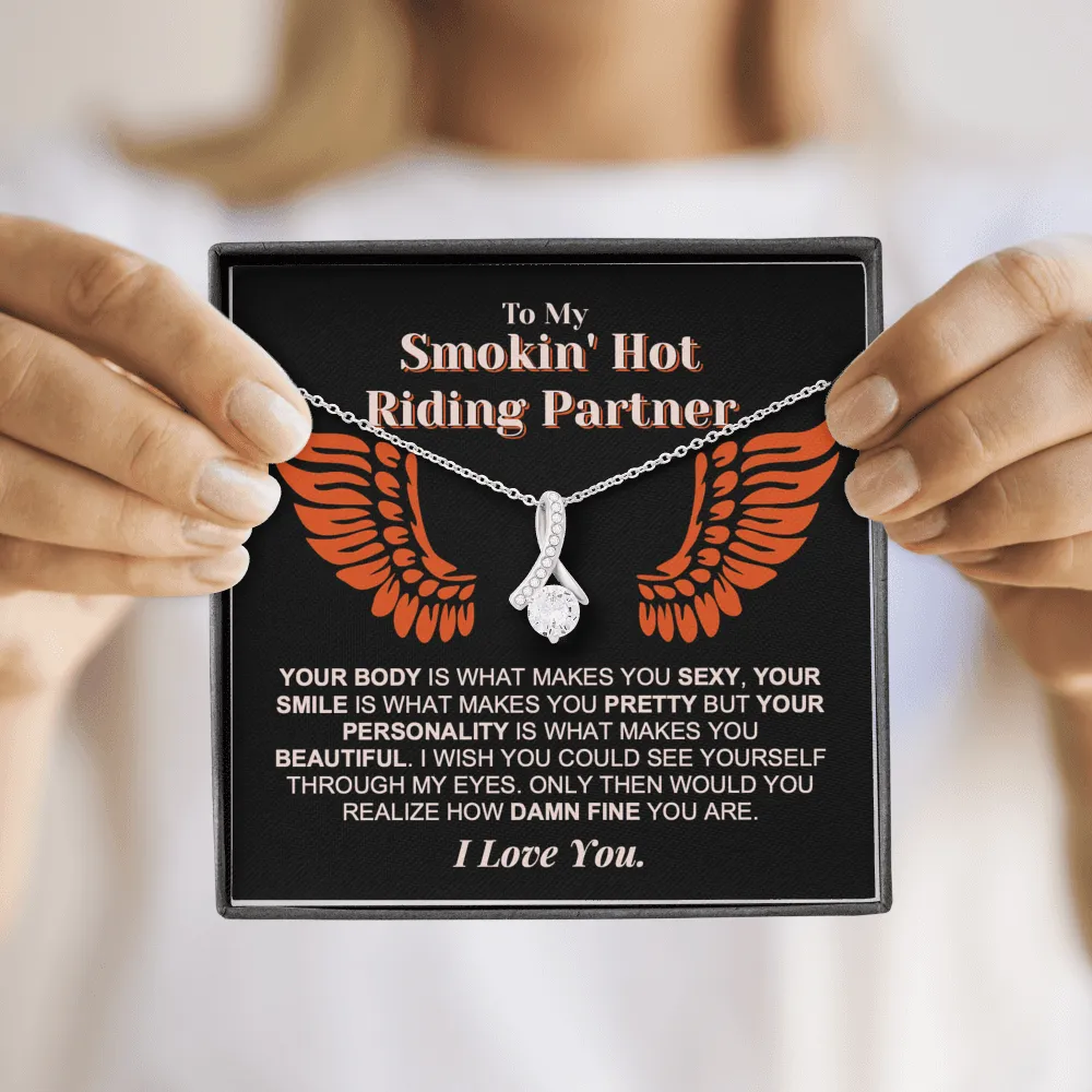 Damn Fine Riding Partner Forever Love Necklace