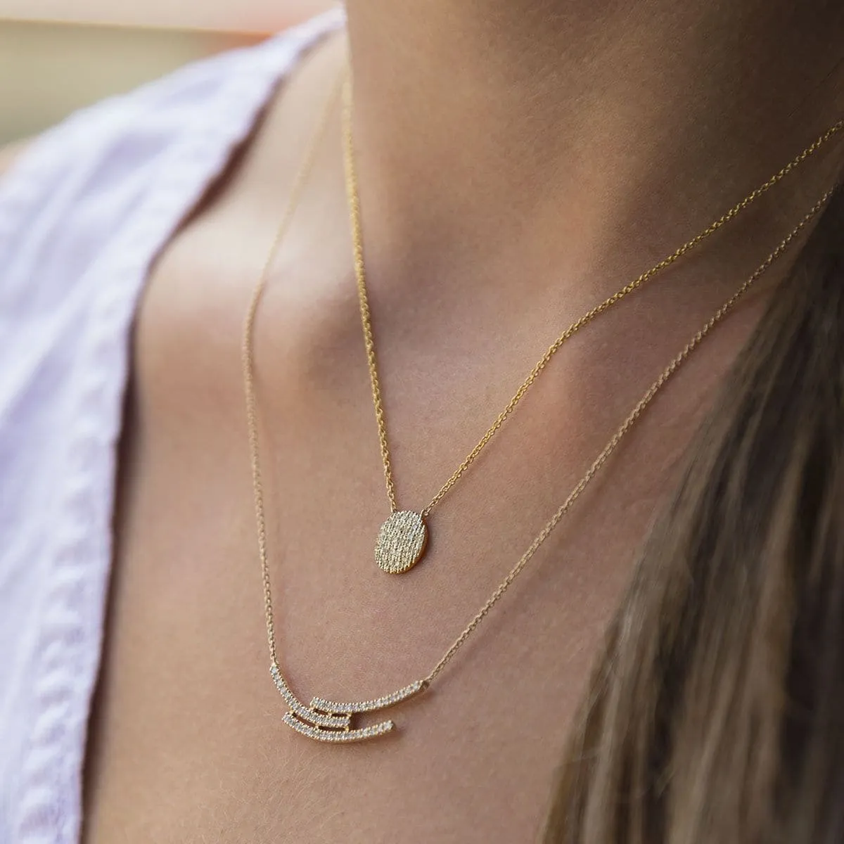 Dana Rebecca Designs Lauren Joy Medium Disc Necklace