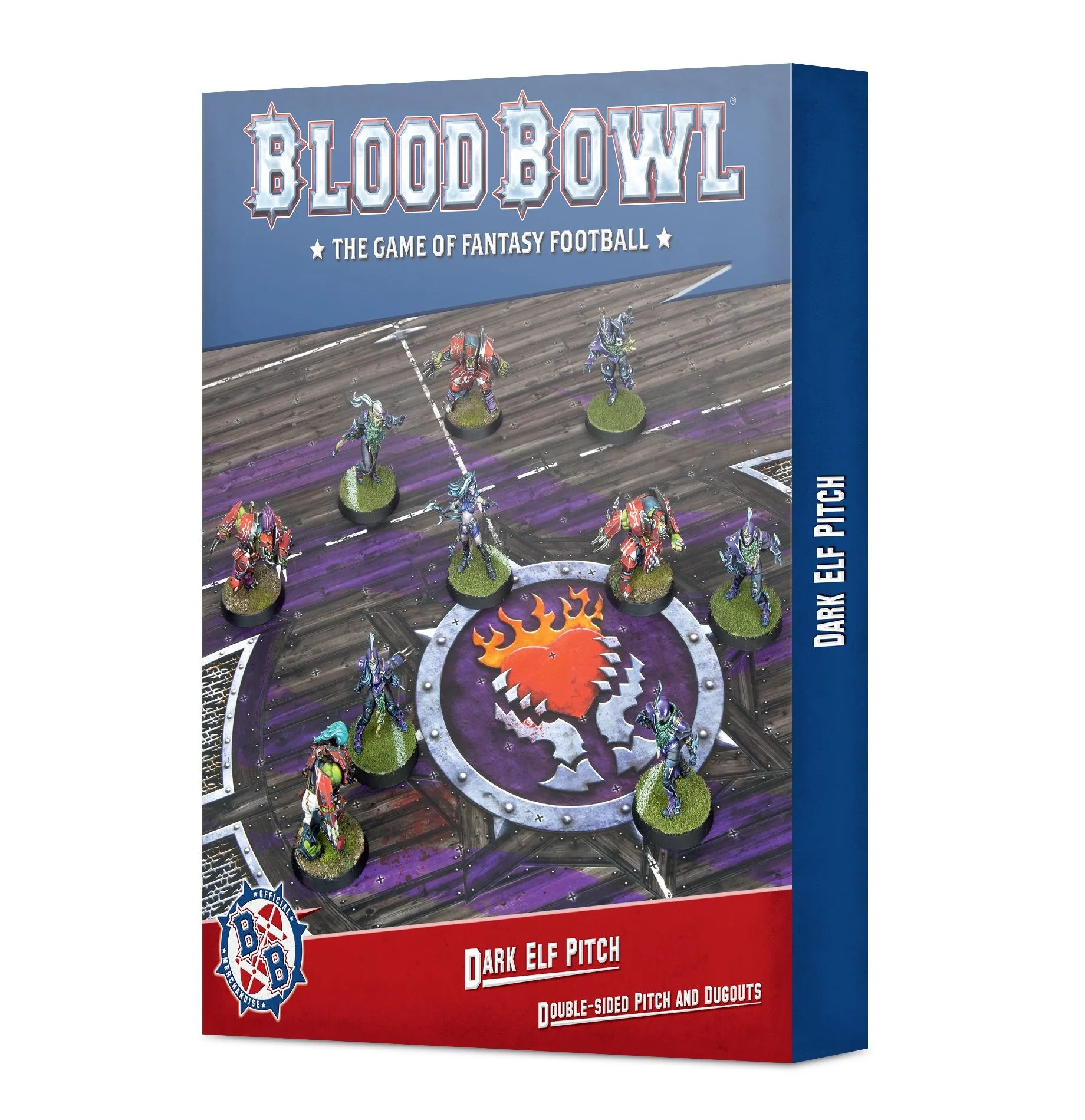 Dark Elf Team – Double-sided Pitch and Dugouts Set