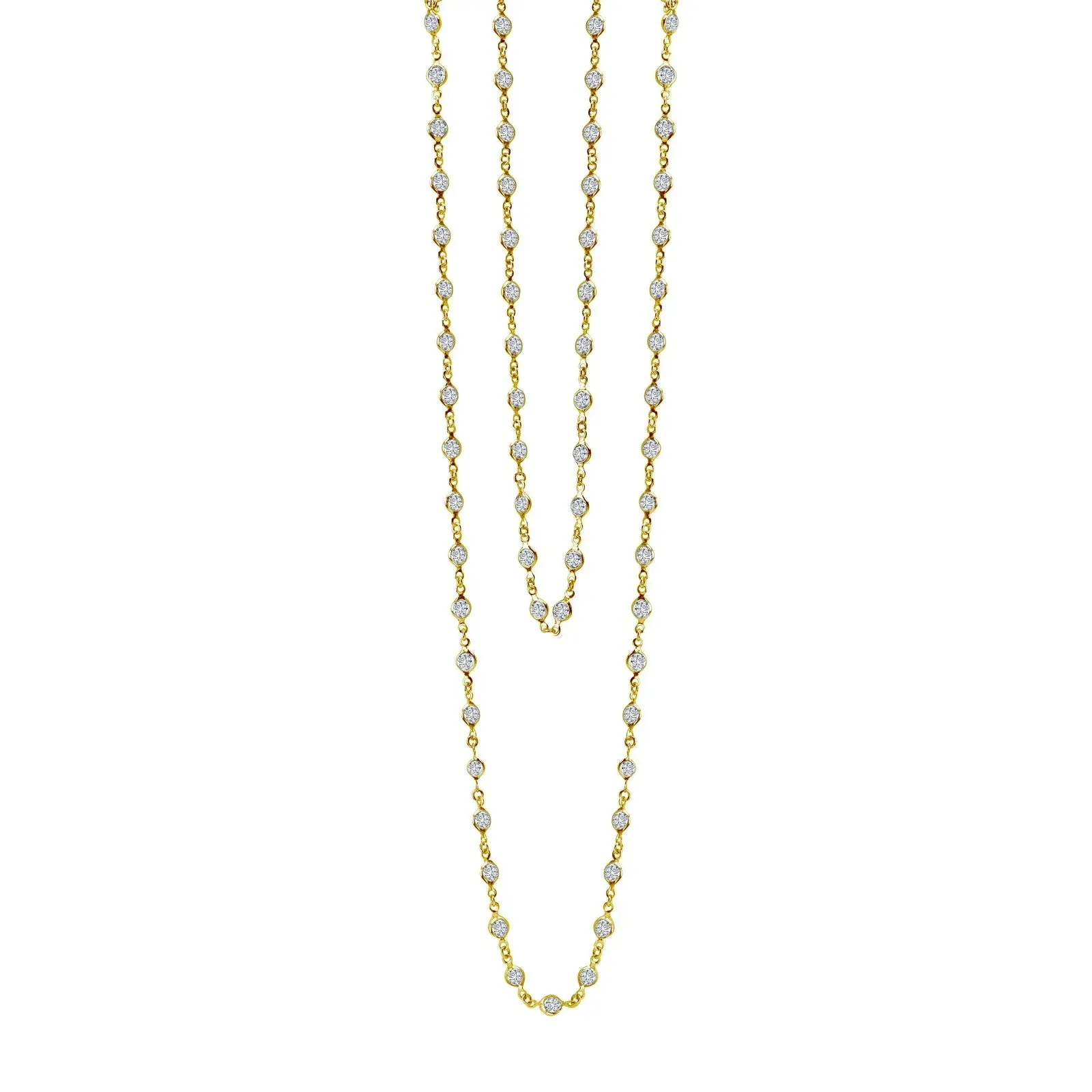 Dazzling Station Round Sparkle Chain