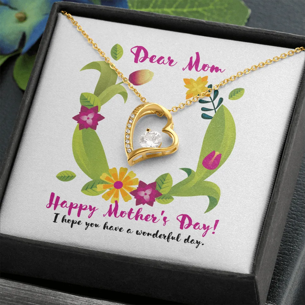 Dear Mom - Mother's Day Forever Love Necklace