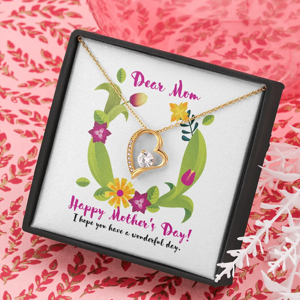 Dear Mom - Mother's Day Forever Love Necklace