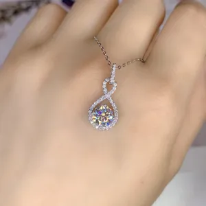 Diamond Music Pendant Necklace