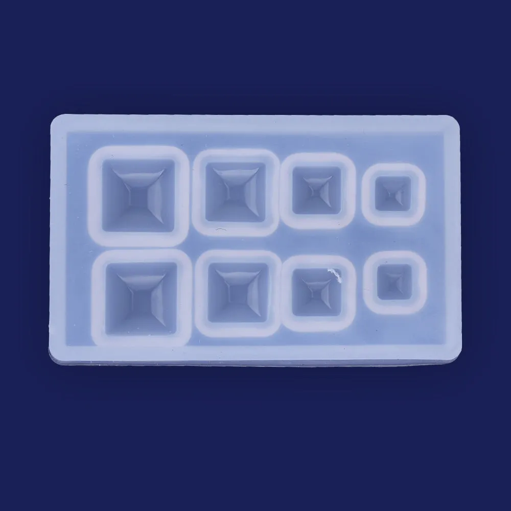 Diamond Pendant resin silicon mold Geometric Charm mold DIY Jewelry Silicon Mold 1pcs