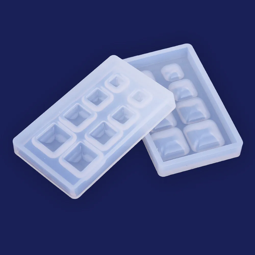 Diamond Pendant resin silicon mold Geometric Charm mold DIY Jewelry Silicon Mold 1pcs