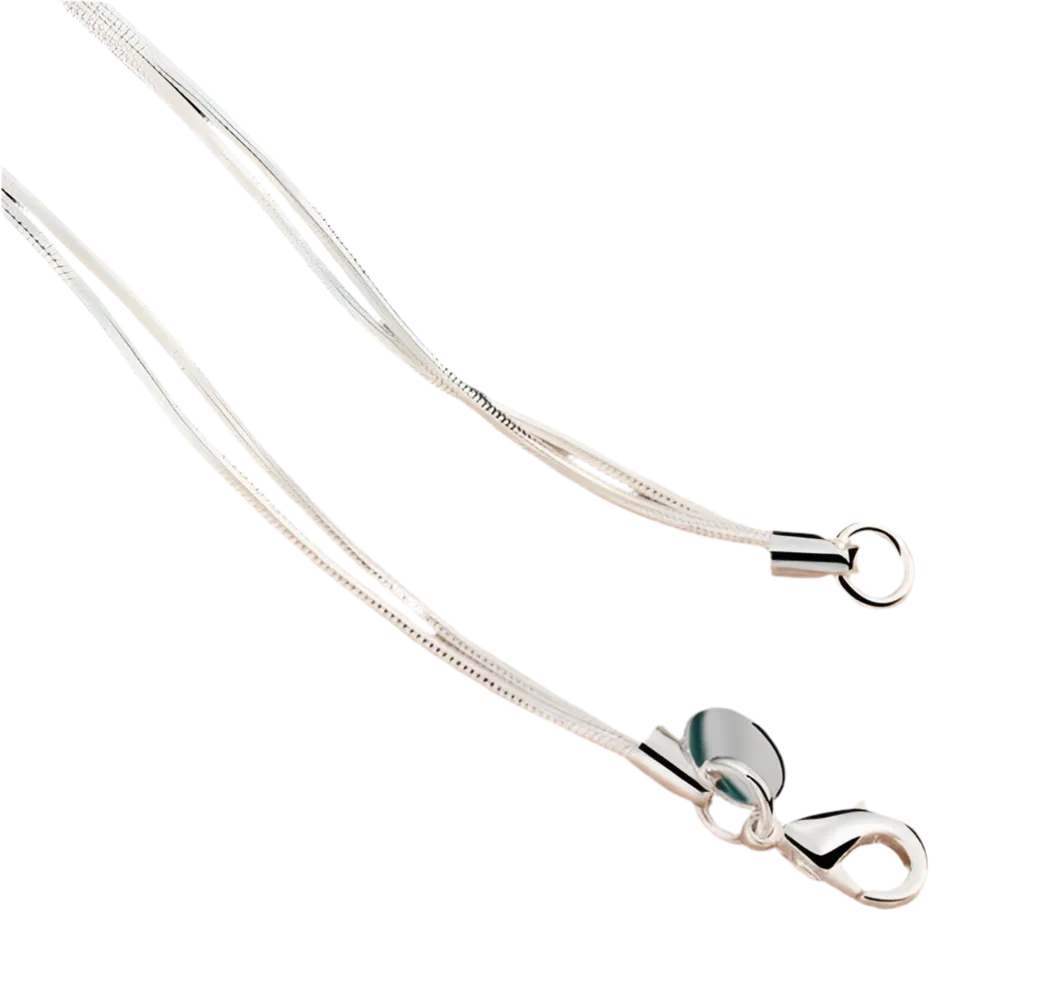 Double Dangling Butterfly Necklace
