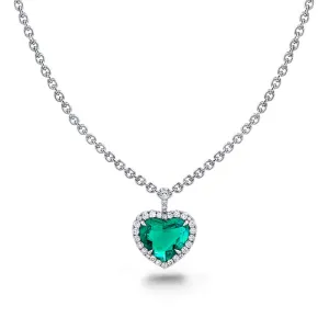 Emerald & Diamond Necklace