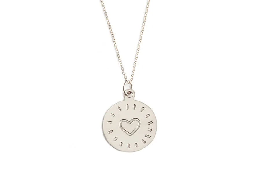 Engraved Heart Necklace