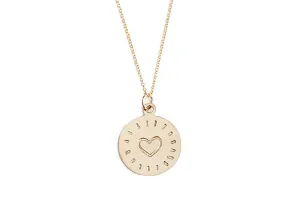 Engraved Heart Necklace