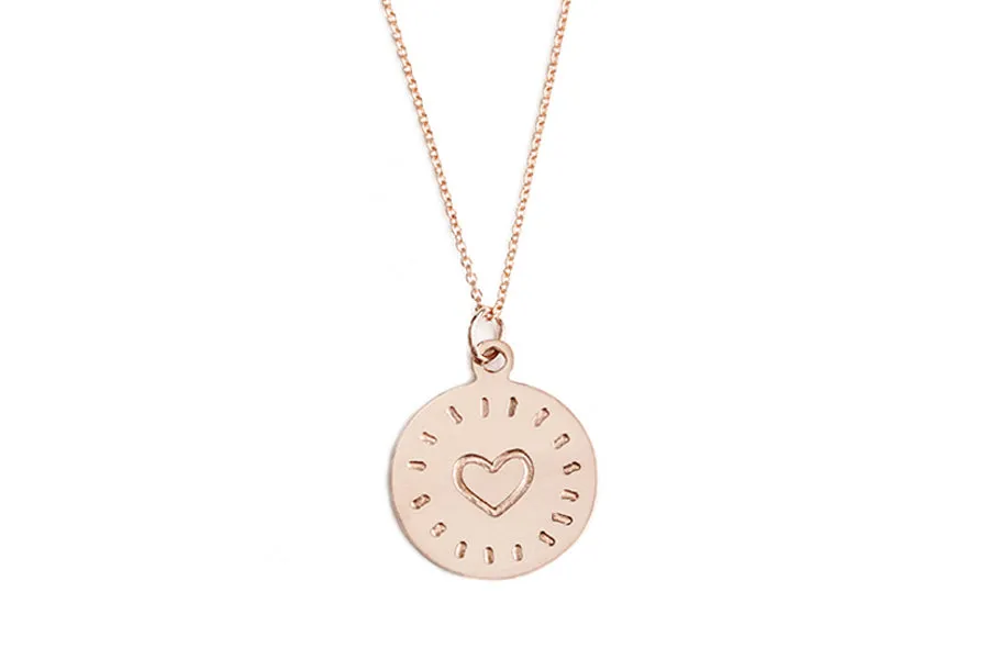 Engraved Heart Necklace