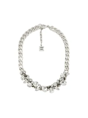 Essentiel Antwerp Hice Rhinestones Necklace in Silver