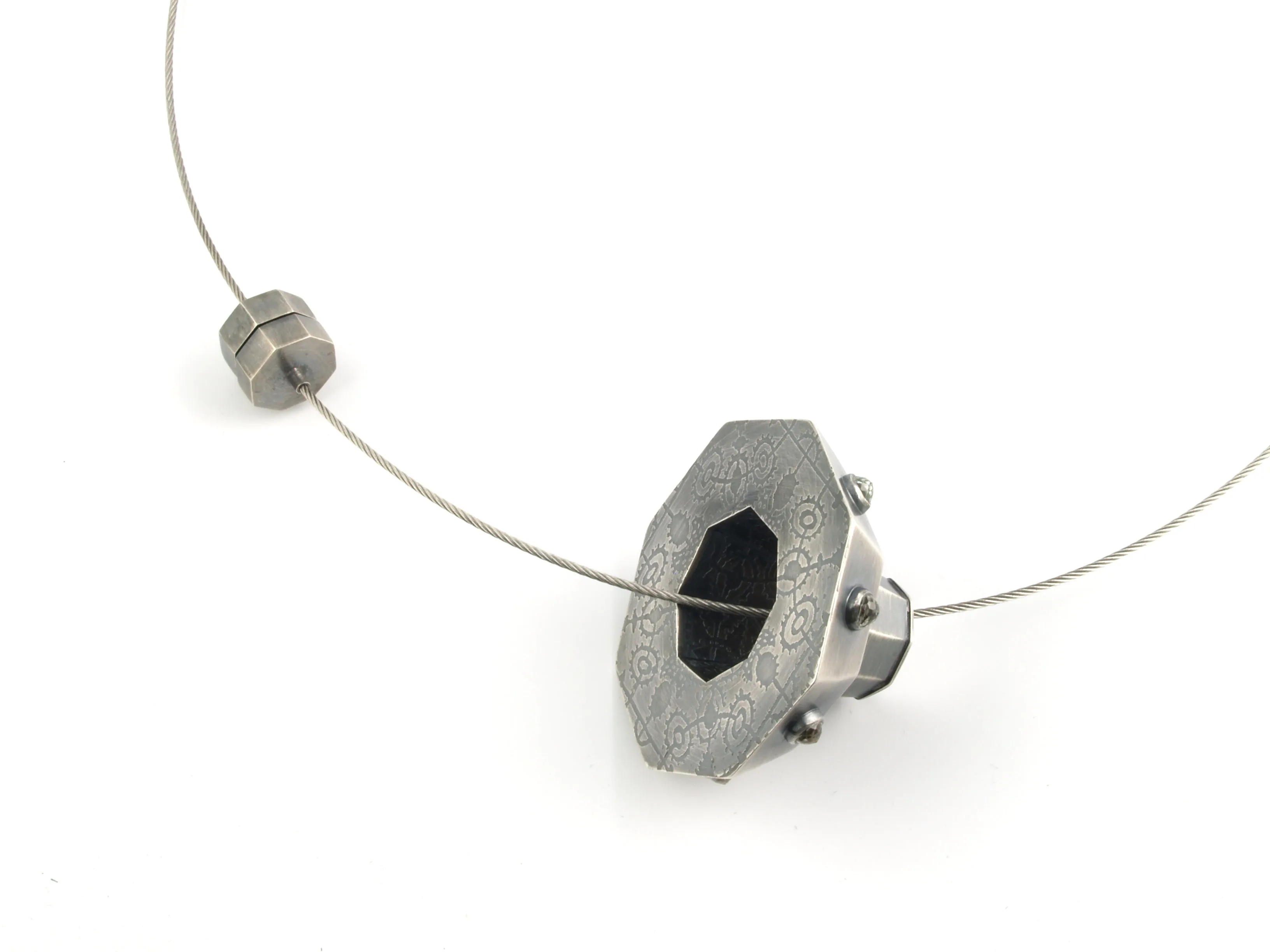 Faceted Gem Necklace