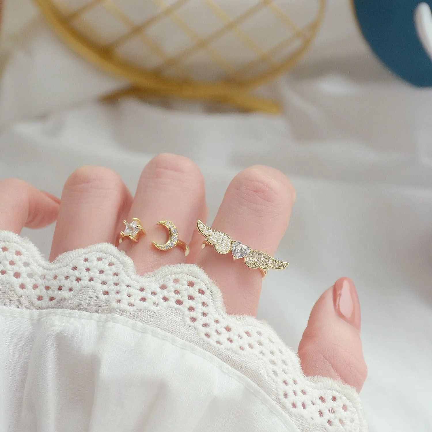 Fairy Wings Ring Set