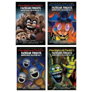 Five Nights at Freddy's Fazbear Frights Graphic Novel Collection 4 Books Set 1 to 4 By  Scott Cawthon