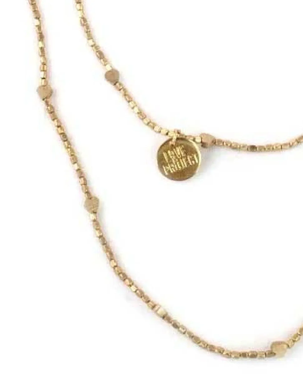 Gia Golden Heart Necklace