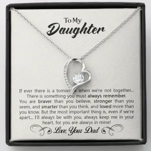 Gift For Daughter from Dad, Daughter Father Necklace, Daughter Gift from Dad, To My Daughter, Daughters Birthday