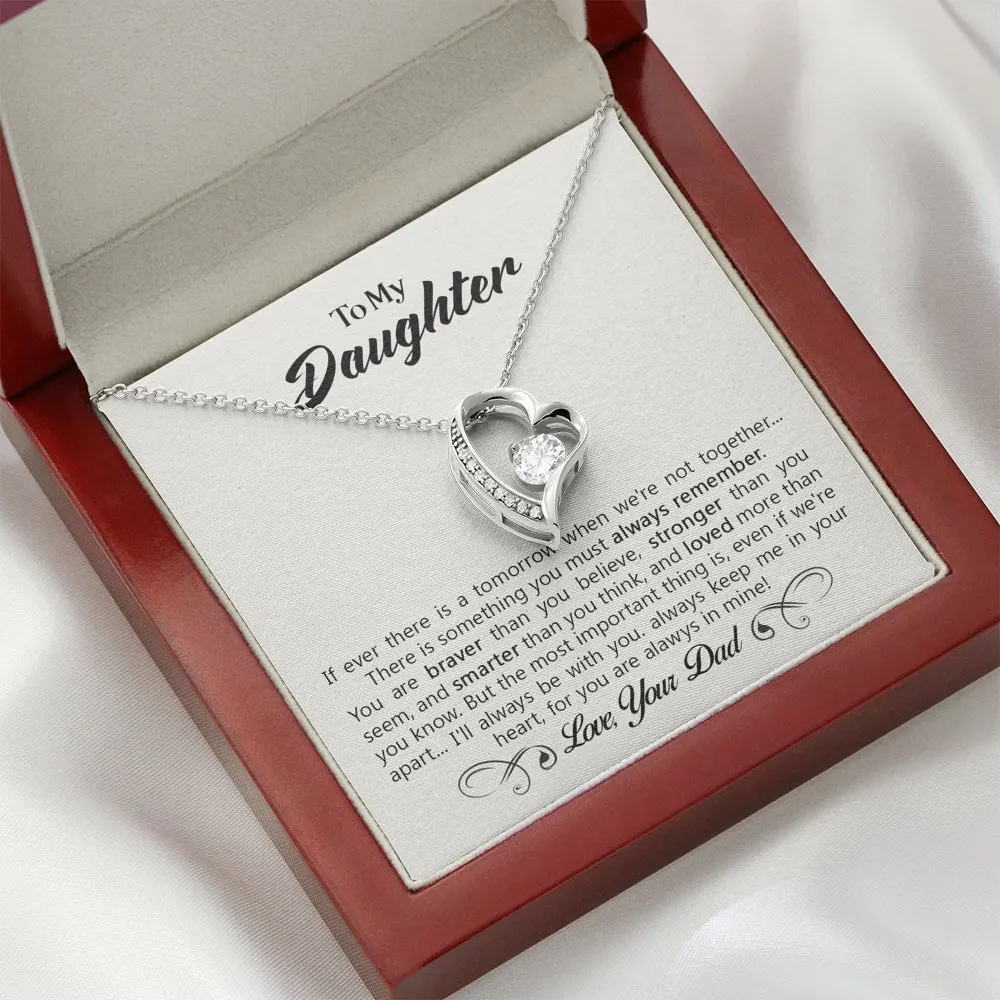Gift For Daughter from Dad, Daughter Father Necklace, Daughter Gift from Dad, To My Daughter, Daughters Birthday