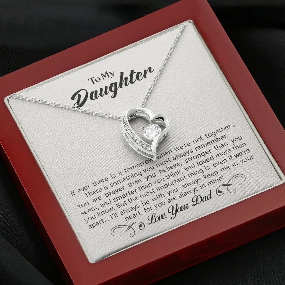 Gift For Daughter from Dad, Daughter Father Necklace, Daughter Gift from Dad, To My Daughter, Daughters Birthday
