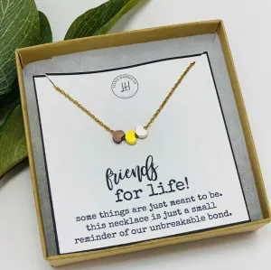 Gift for friend, friendship gift, friendship necklace, best friend gift, best friend gift, best friend - BF0008