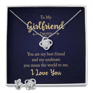Girlfriend Love Knot Jewelry Set-You are my best friend